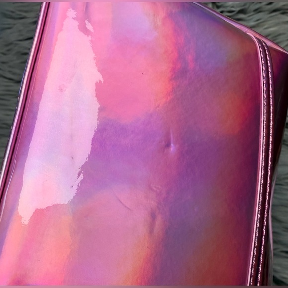 NWT Jeffree Star WINTER 2024 PINK Holographic Bag - Picture 10 of 12